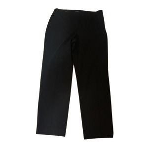 TALBOTS Misses 6 Curvy Polyester Rayon Spandex Dress Pants Black